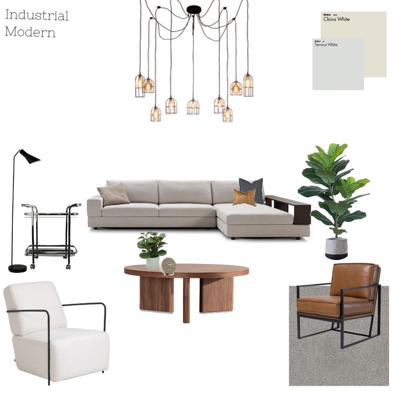 Modern industrial Mood Board by Maxine_Langmann on Style Sourcebook