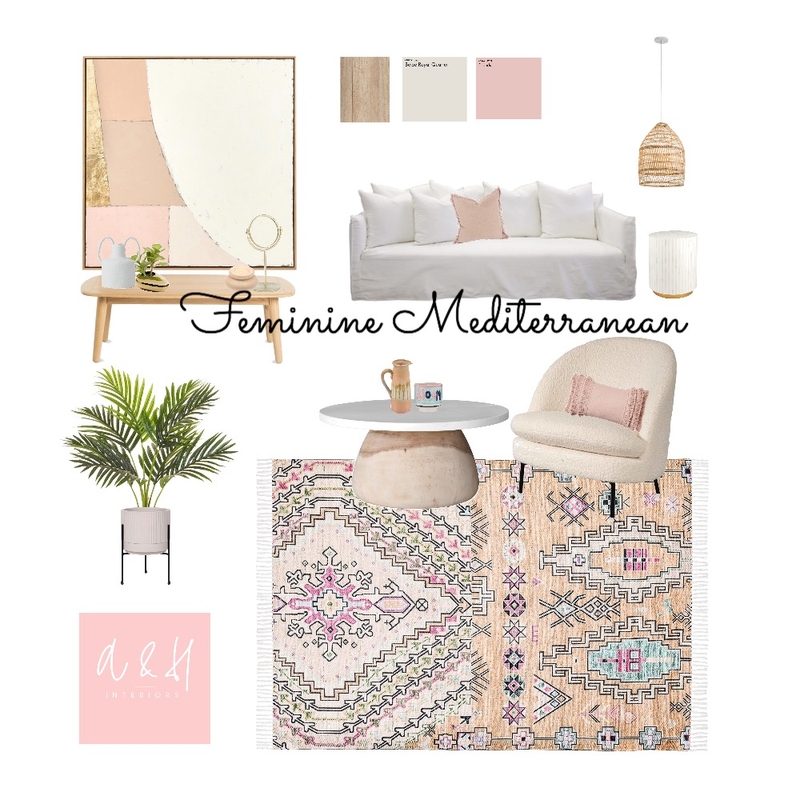 Feminine Mediterranean Mood Board by Sinead on Style Sourcebook