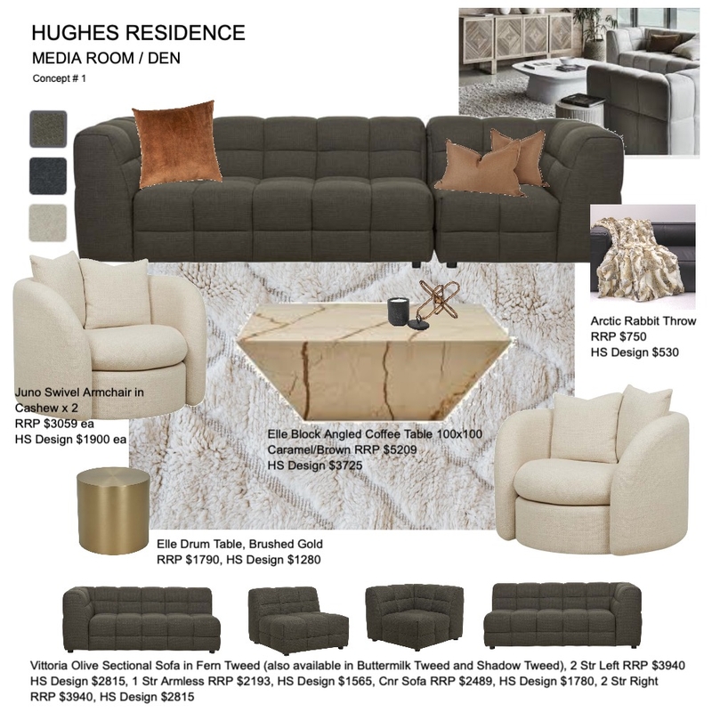 Media Room / Den Mood Board by Helen Sheppard on Style Sourcebook