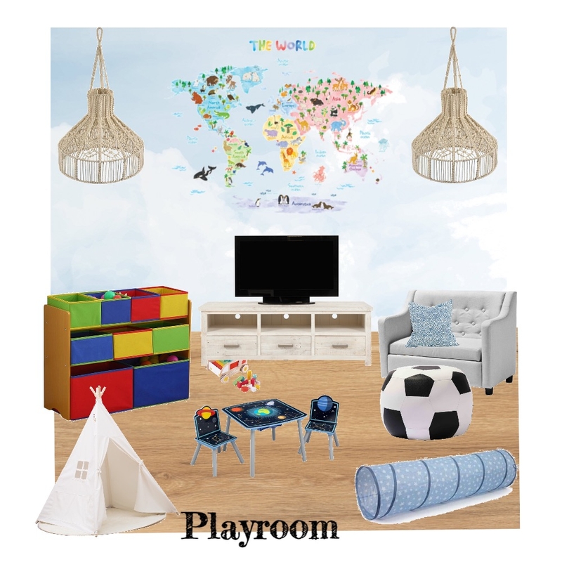 Playroom Mood Board by Airlie Dayz Interiors + Design on Style Sourcebook