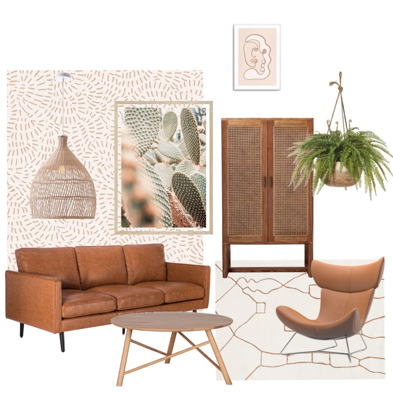 Bohemian Living Room Mood Board by sarahmihaela on Style Sourcebook
