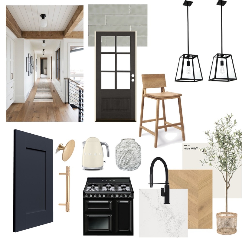 Modern Farmhouse Kitchen Renovation Mood Board by Eliza Grace Interiors on Style Sourcebook