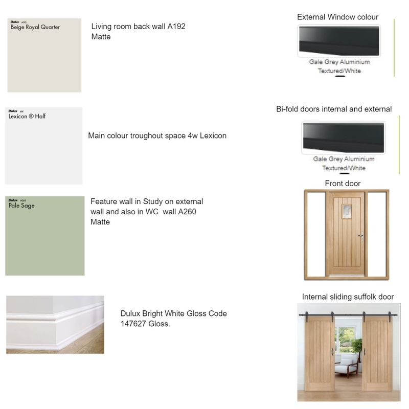 Module 6 doors window and walls skirting Mood Board by nicola harvey on Style Sourcebook