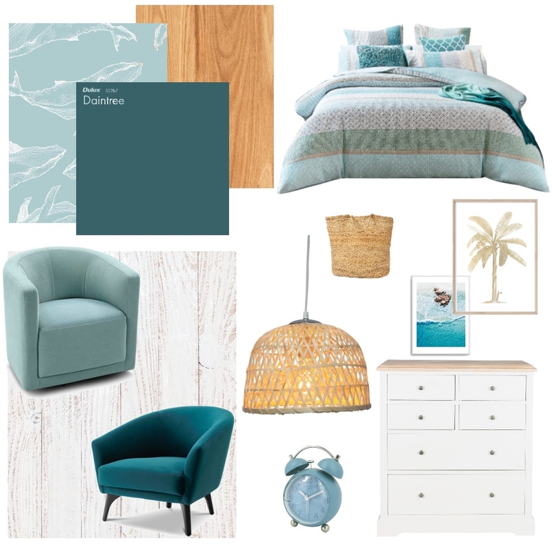 Beachy Bedroom Mood Board by Hazel :) on Style Sourcebook