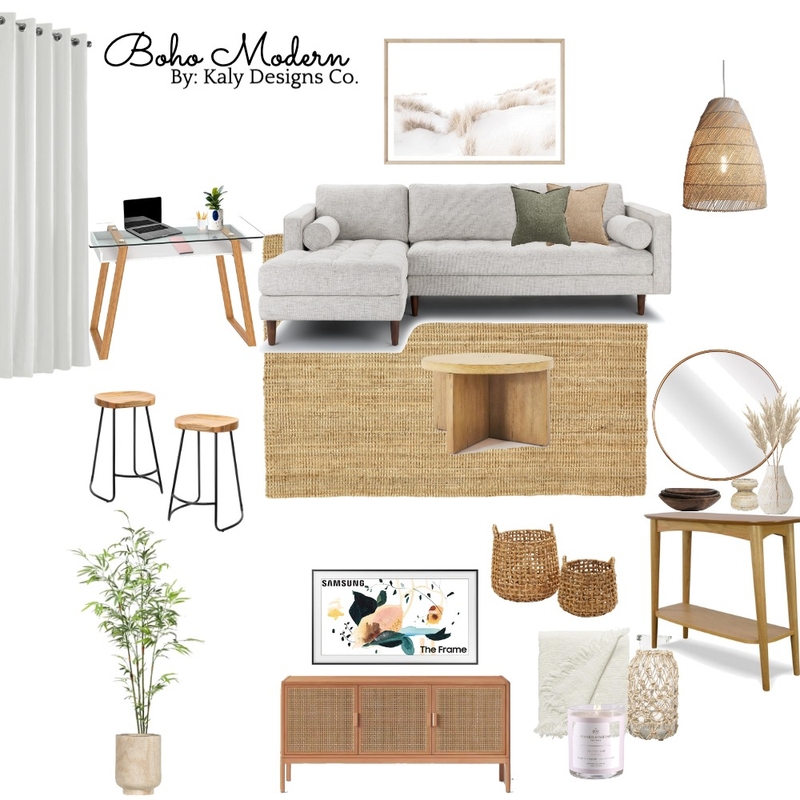 Boho Living room Mood Board by Kaly on Style Sourcebook