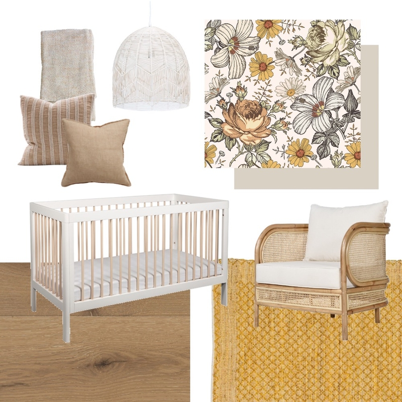 Neutral Nursery Mood Board by LJ Studios on Style Sourcebook