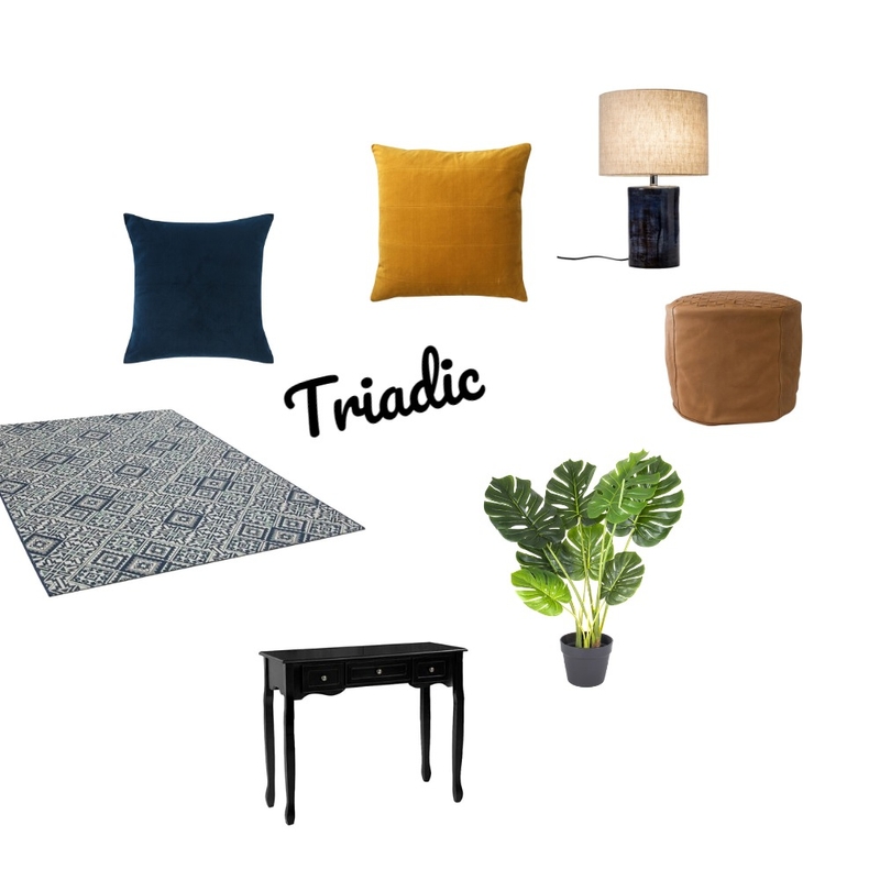 Triadic moodboard Mood Board by nicola harvey on Style Sourcebook