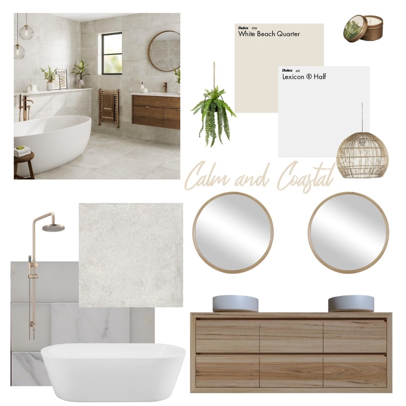 Calm and Coastal Mood Board by mariahgallegos_ on Style Sourcebook