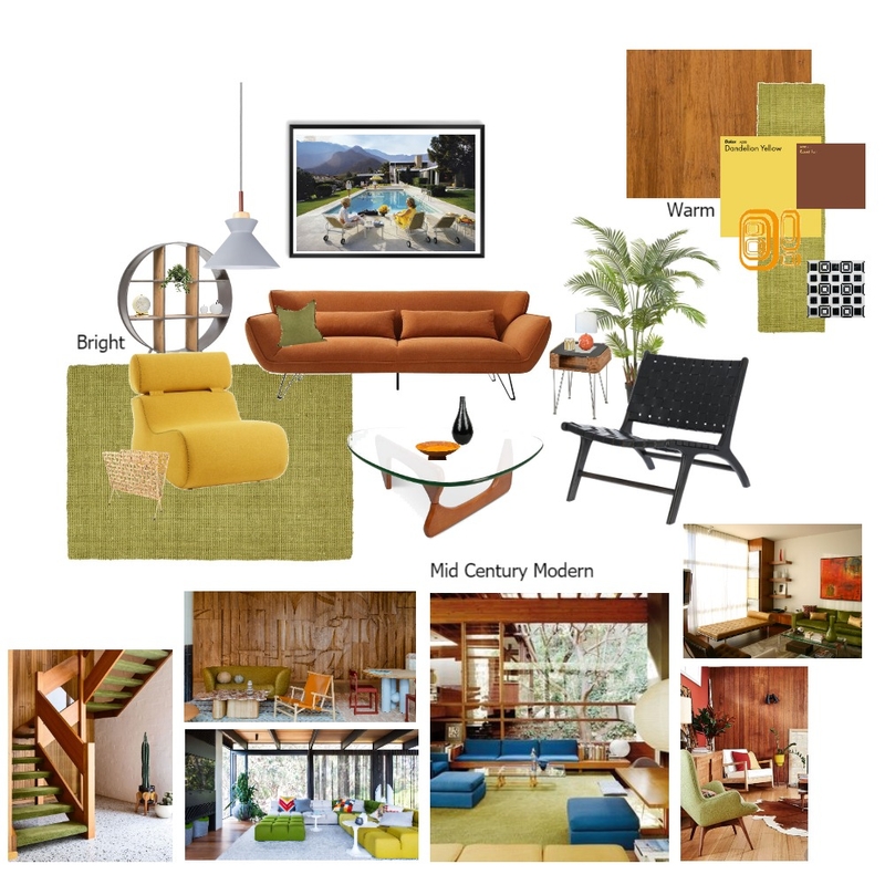 Mid Century Modern Light Mood Board by brittschrader on Style Sourcebook