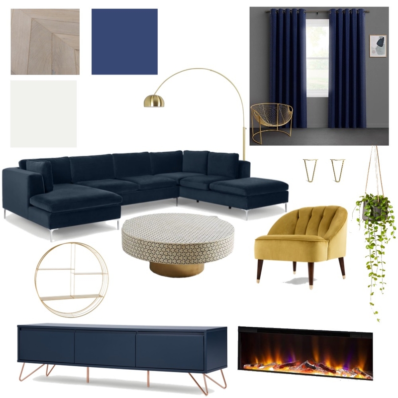 Module 9 Living Mood Board by toutest_claire on Style Sourcebook