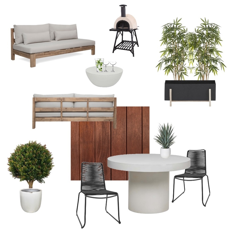 Contemporary Outdoor Area - Concept 2 Mood Board by Kahli Jayne Designs on Style Sourcebook