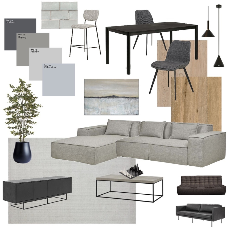 Contemporary Living/Dining - Balmoral Mood Board by Kahli Jayne Designs on Style Sourcebook