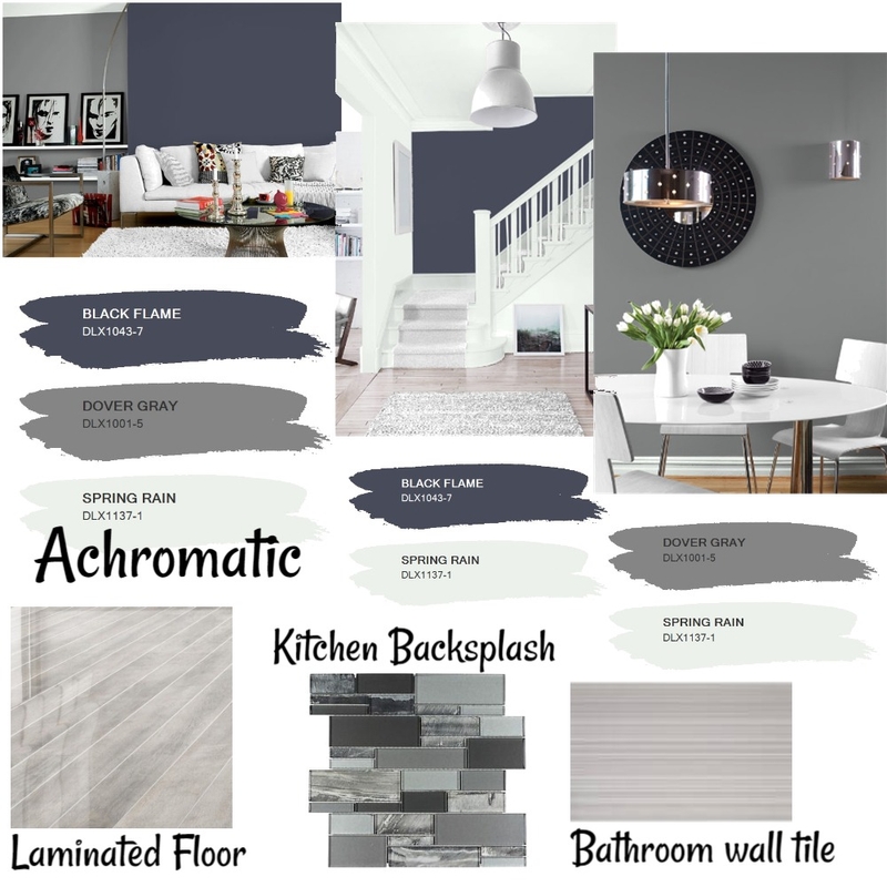 Module 6 Achromatic Mood Board by Brenda Maps on Style Sourcebook