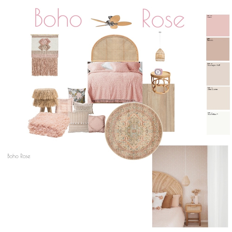 Boho Rose Mood Board by joancamp on Style Sourcebook