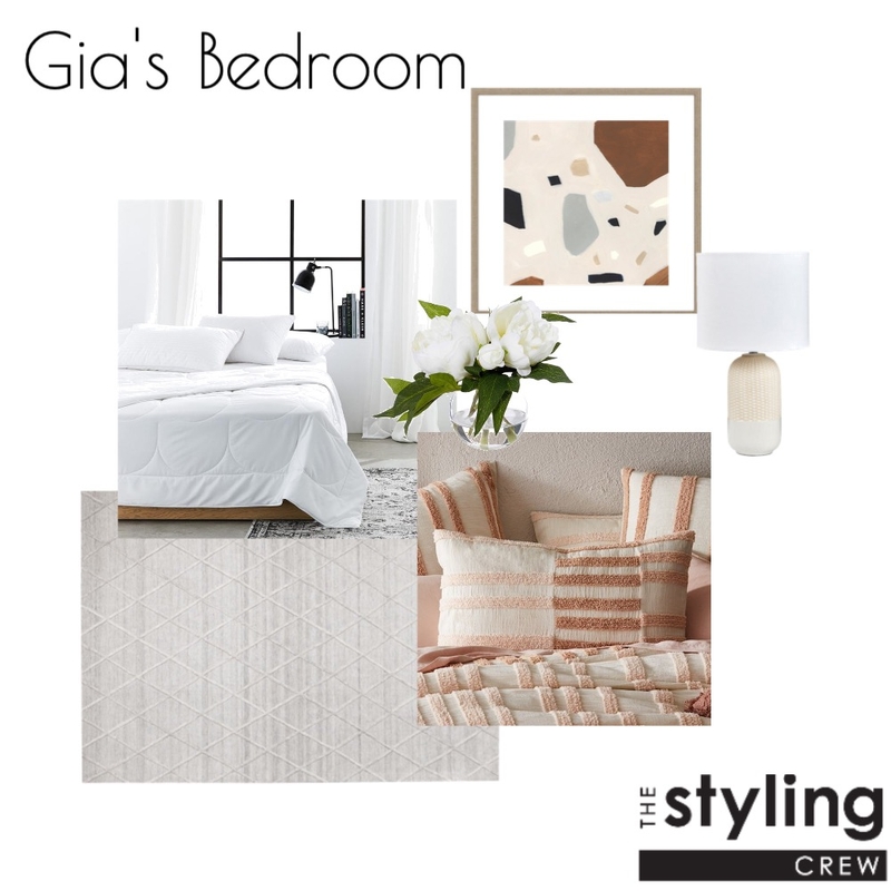 Gia's Bedroom Mood Board by The Styling Crew on Style Sourcebook