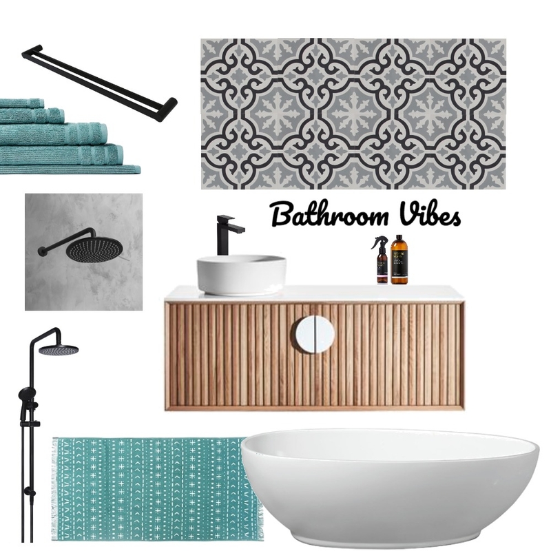 Bathroom vibes Mood Board by Di Taylor Interiors on Style Sourcebook