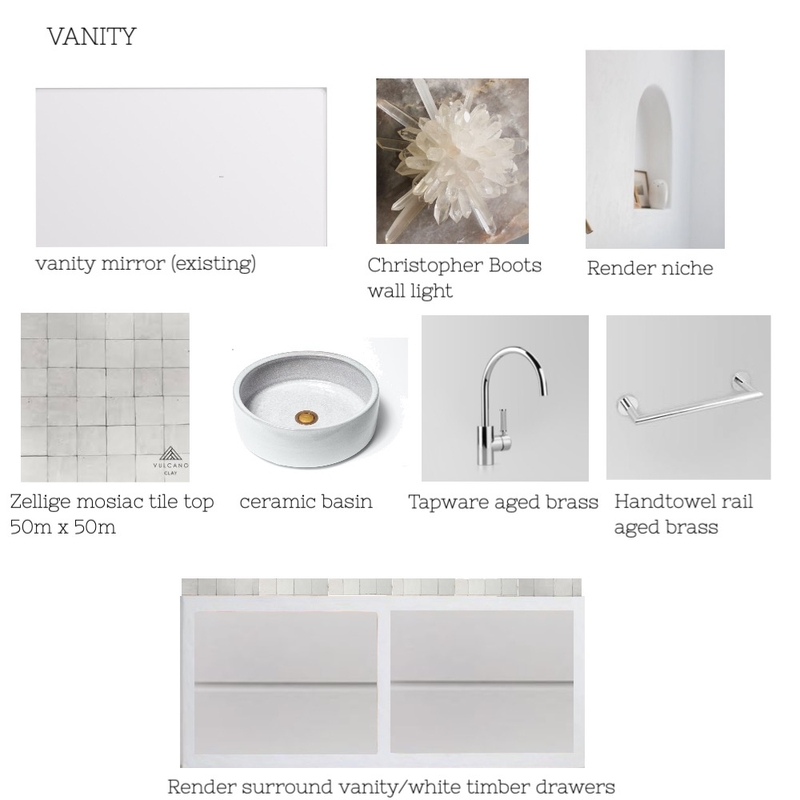 SAM VANITY Mood Board by RACHELCARLAND on Style Sourcebook