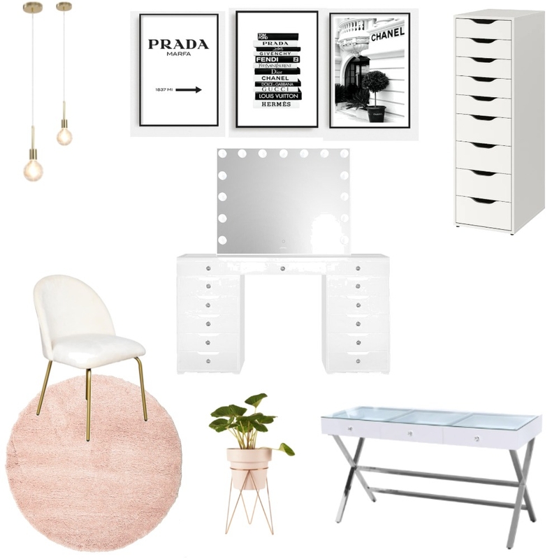 Makeup room Mood Board by Organised Simplicity on Style Sourcebook