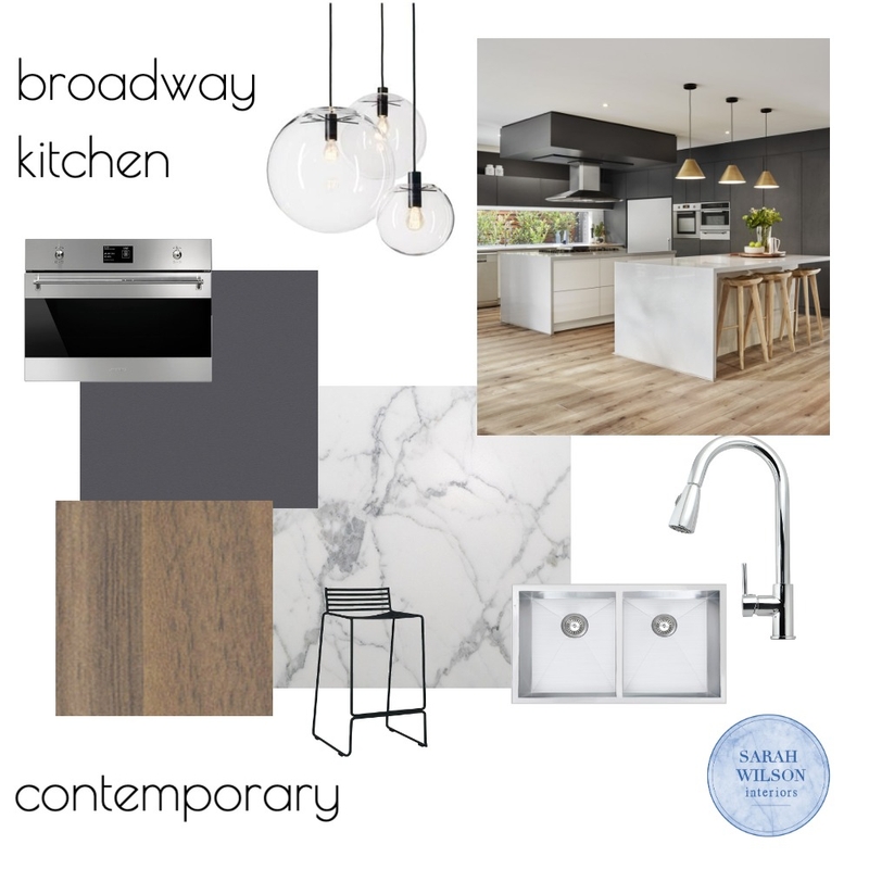 Broadway Kitchen - Contemporary Mood Board by Sarah Wilson Interiors on Style Sourcebook