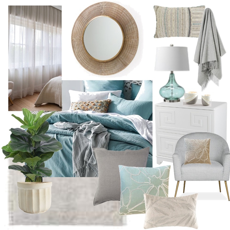 Nicholls Bedroom Mood board Mood Board by The Ginger Stylist on Style Sourcebook