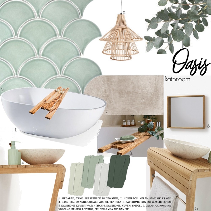 Oasis Bathroom Mood Board by Fridanagyjuhasz on Style Sourcebook