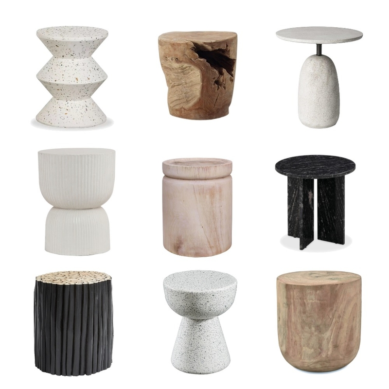 Round Side Tables Mood Board by jadec design on Style Sourcebook