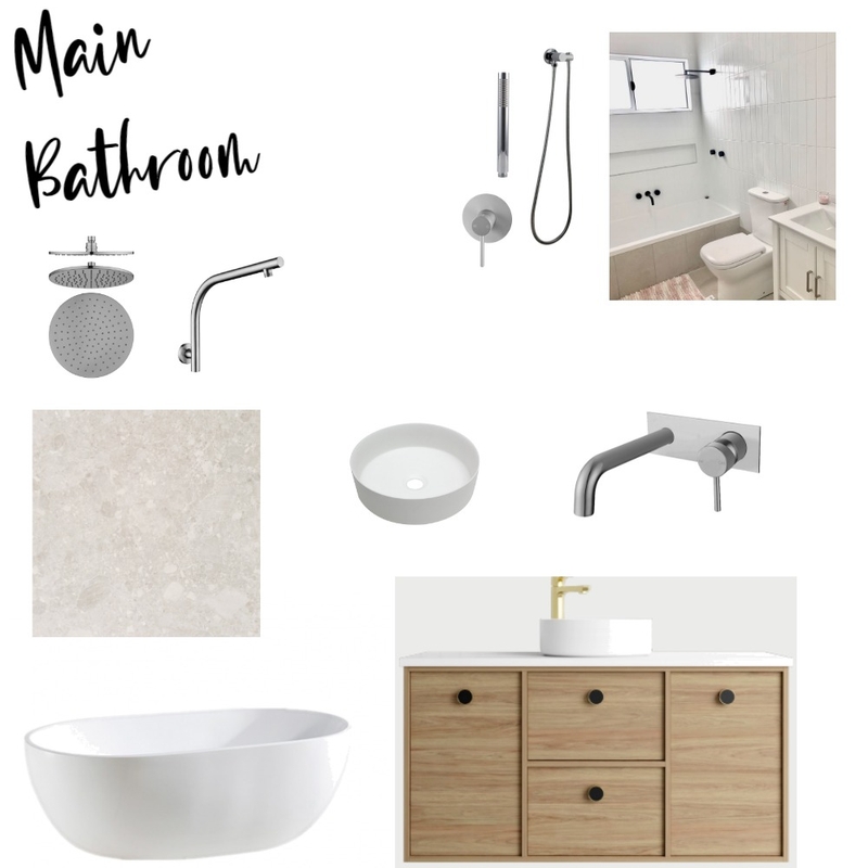 Chris Merlo Main Bathroom Mood Board by bridgeo on Style Sourcebook