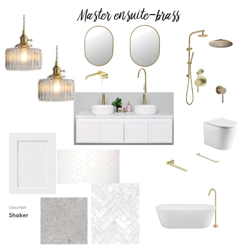 Master ensuite brass Mood Board by suziralph on Style Sourcebook