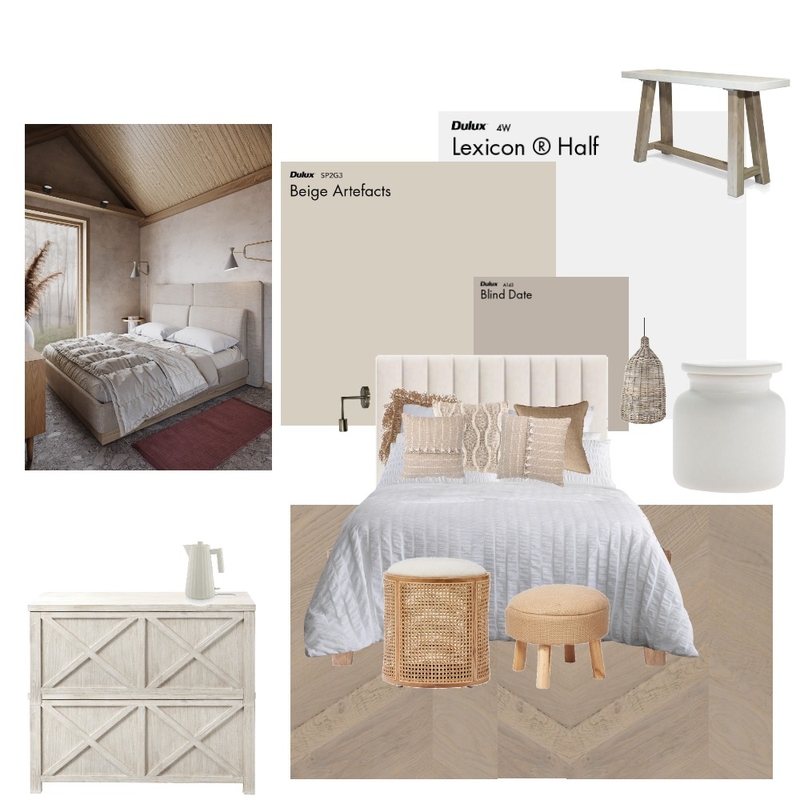 Wabi Sabi Guestroom Mood Board by alicebadger on Style Sourcebook