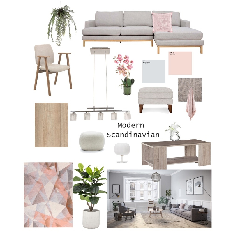 Modern Scandinavian Mood Board by Sharon Cox on Style Sourcebook