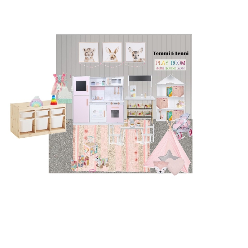 Tommi & Lenni Playroom Mood Board by Airlie Dayz Interiors + Design on Style Sourcebook