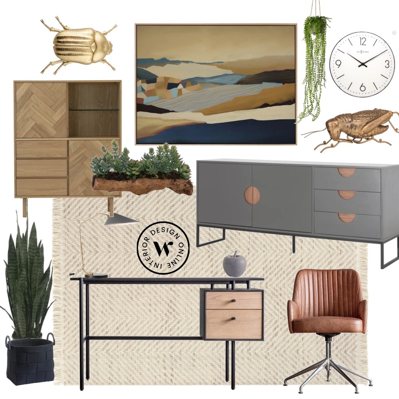 Zanui Desk Draft 2 Mood Board by The Whole Room on Style Sourcebook