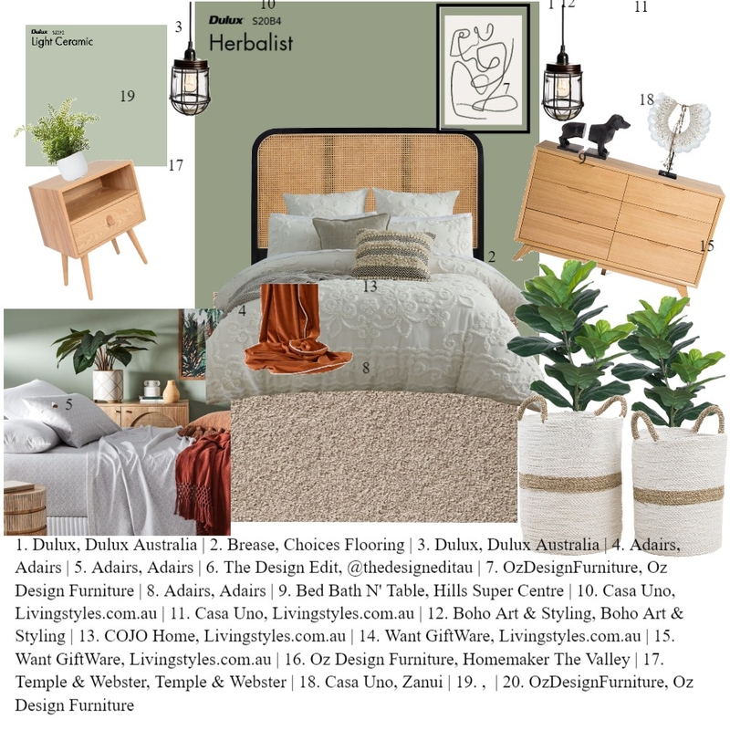 Harry's Bedroom Makeover Mood Board by Moo & Myrtle on Style Sourcebook