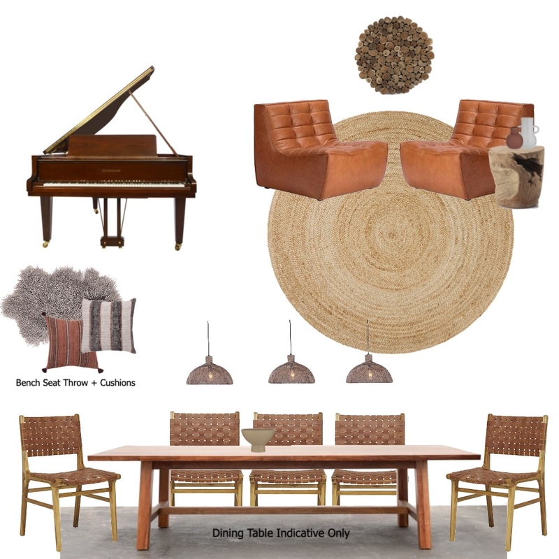 Moina - Dining Mood Board by Sophie Scarlett Design on Style Sourcebook