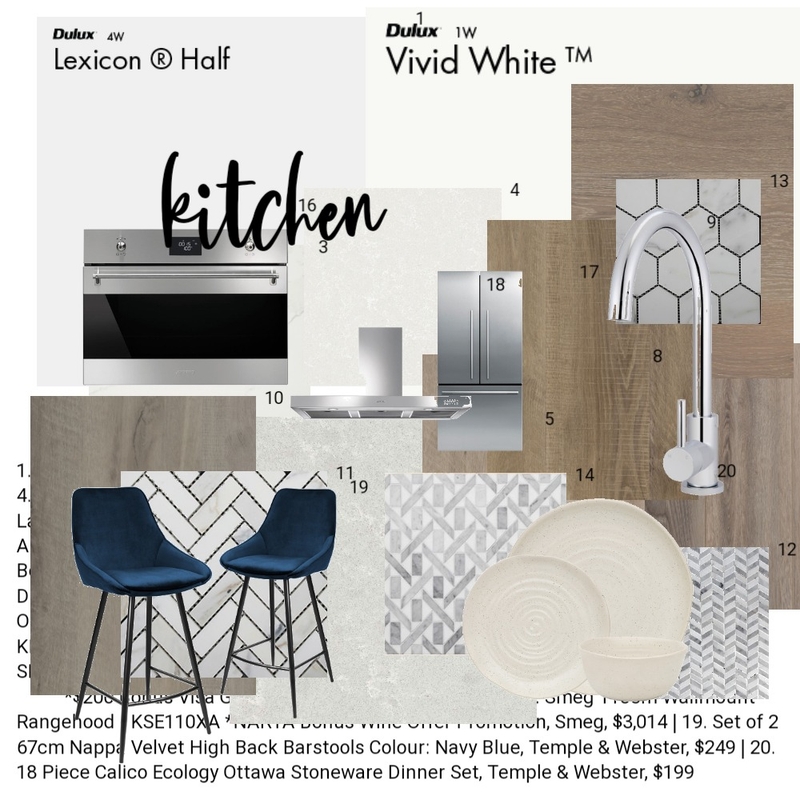 Kitchen Mood Board by Mwats on Style Sourcebook