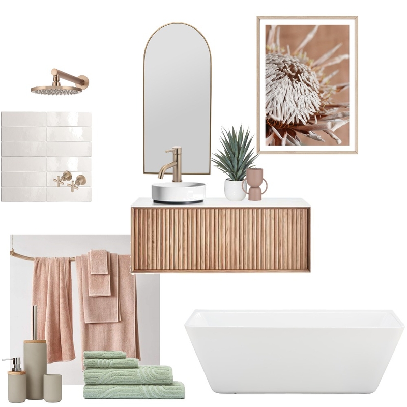 bathroom pink Mood Board by Zenn House on Style Sourcebook