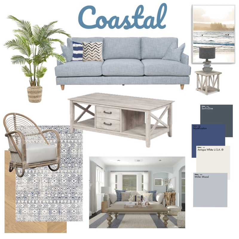 Coastal Mood Board by Louise Kempson on Style Sourcebook