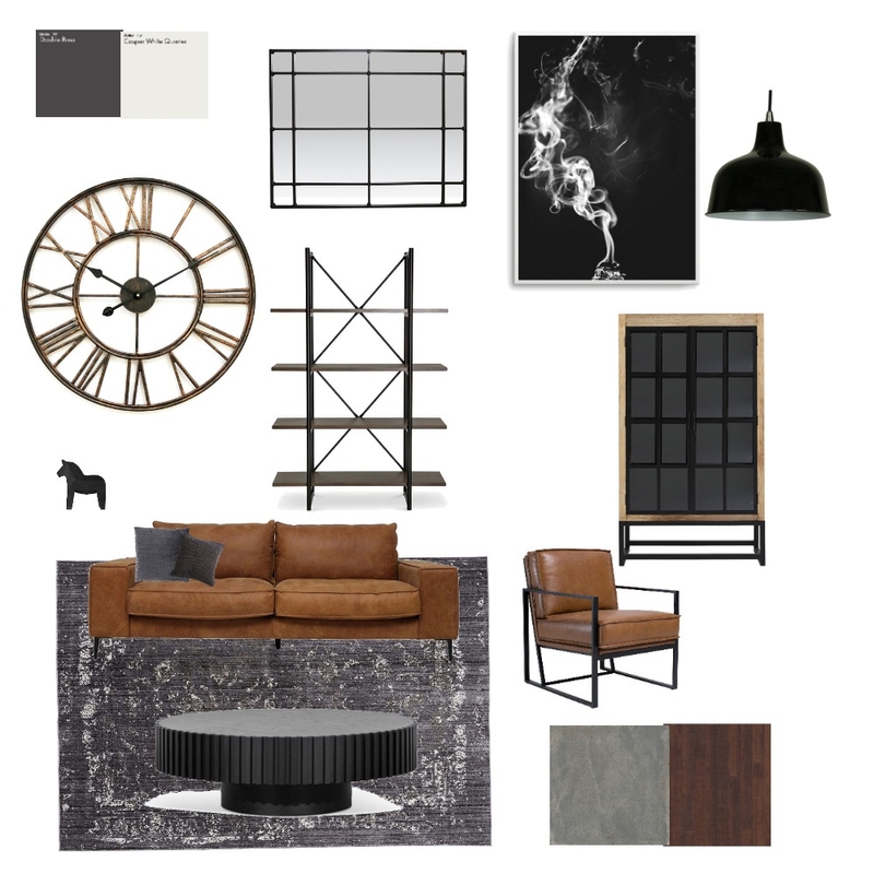 industrial Mood Board by Tieca on Style Sourcebook