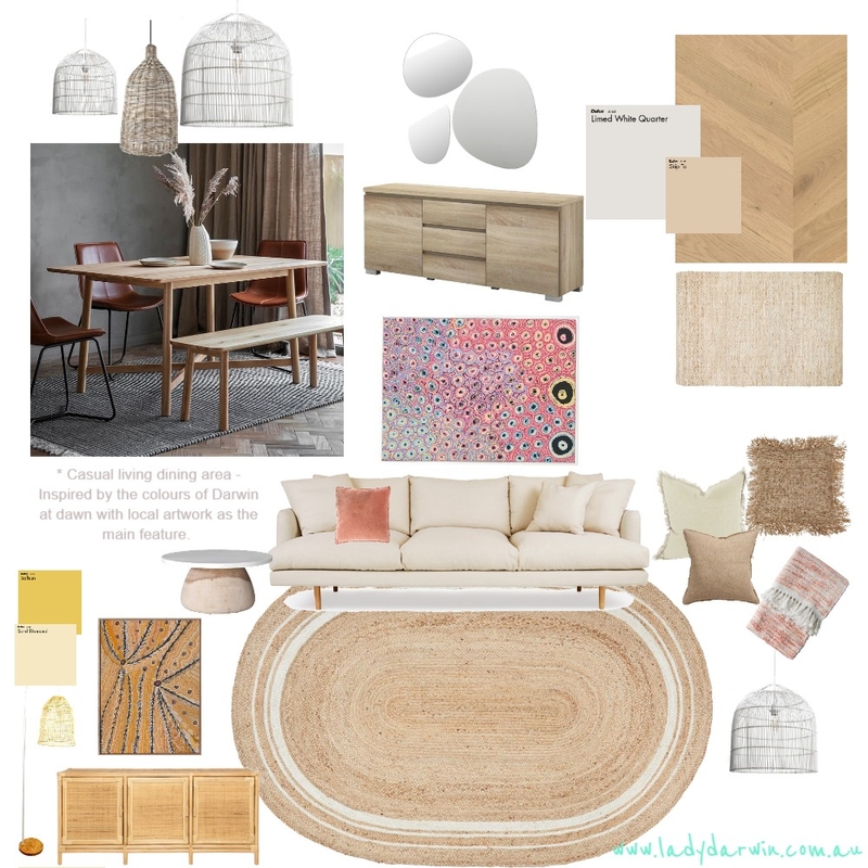 Darwin dawn living Mood Board by Lady Darwin Design on Style Sourcebook