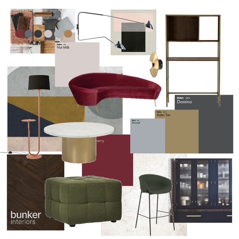 Jewel Tone Vintage Moodboard Mood Board by Bunker Interiors on Style Sourcebook