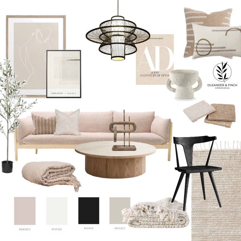 Organic Mood Board by Oleander & Finch Interiors on Style Sourcebook