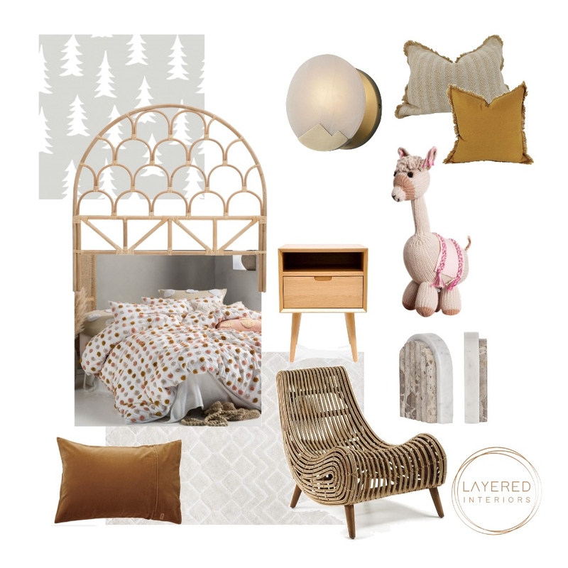 Tween Bedroom Mood Board by Layered Interiors on Style Sourcebook