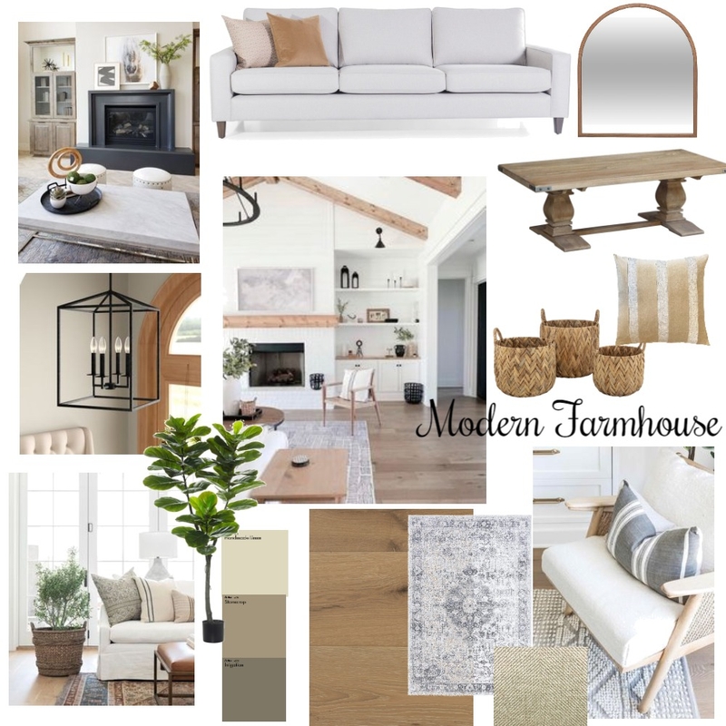 Modern Farmhouse Mood Board by Carla Dunn Interiors on Style Sourcebook