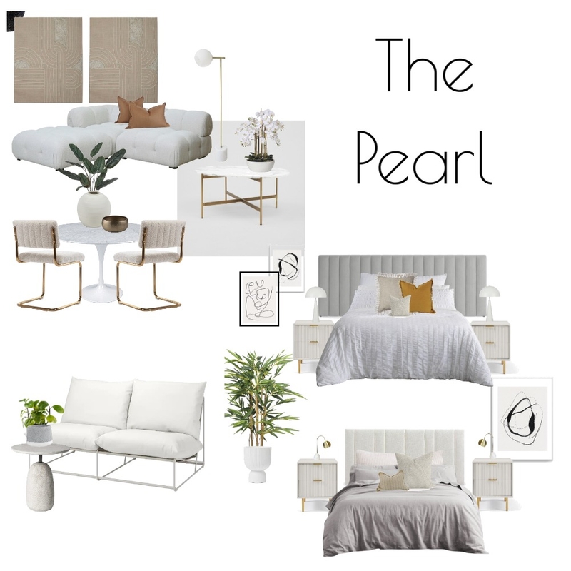 The Pearl Mood Board by Surfcoast Property Stylist on Style Sourcebook