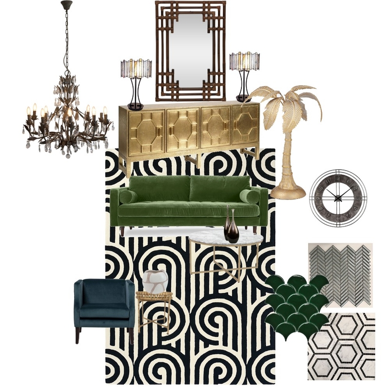 Art Deco Mood Board by Jennifer's on Style Sourcebook