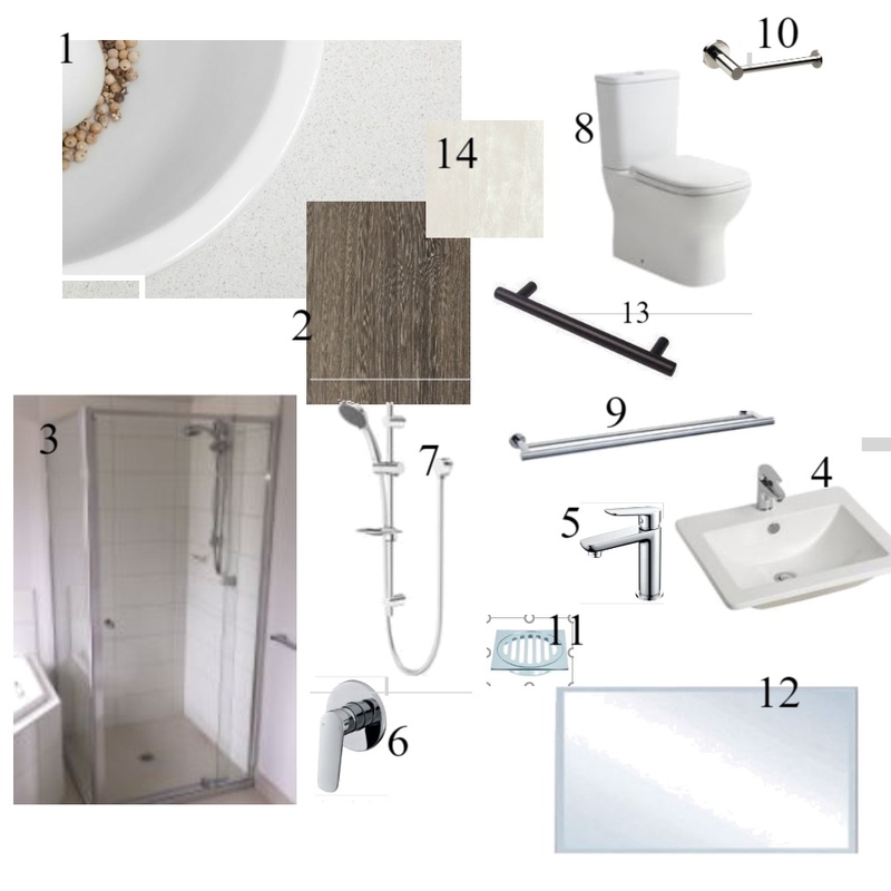 ensuite Mood Board by kylietesta on Style Sourcebook