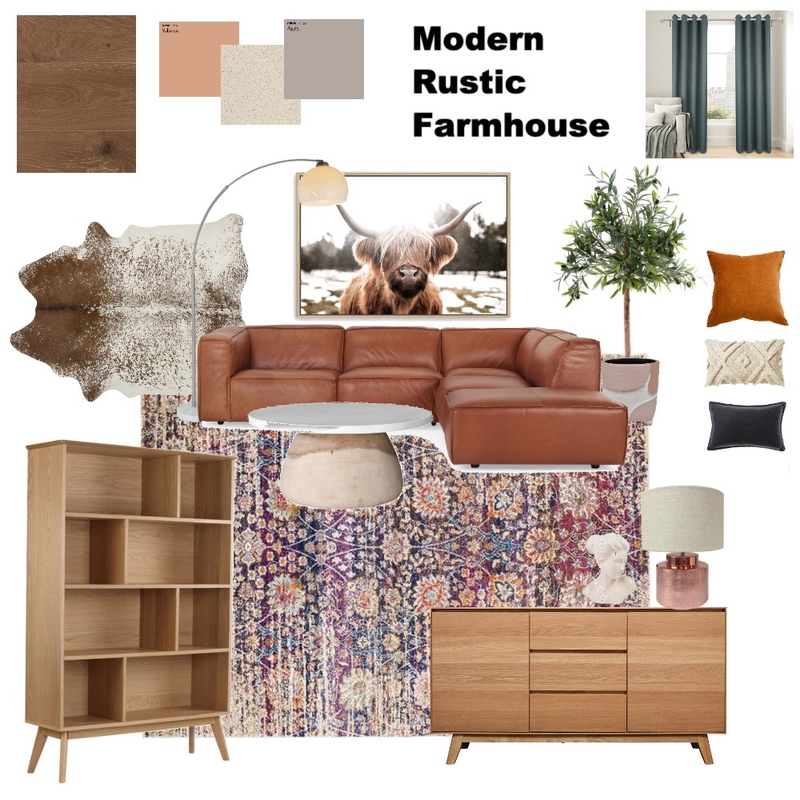 Modern Rustic Farmhouse Mood Board by Hygge Comforts on Style Sourcebook