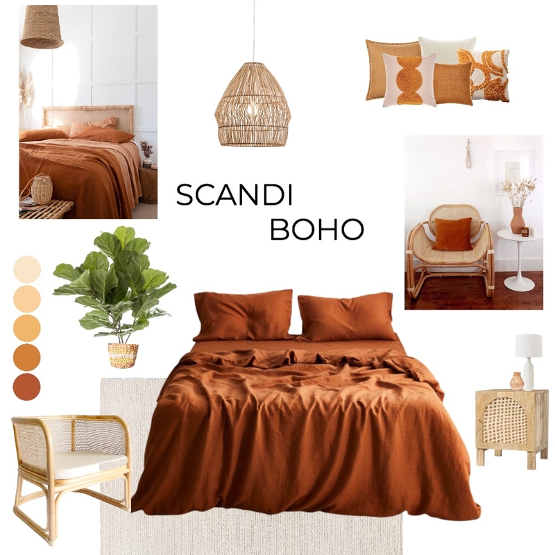 Scandi Boho Bedroom Mood Board by sarahramsden on Style Sourcebook