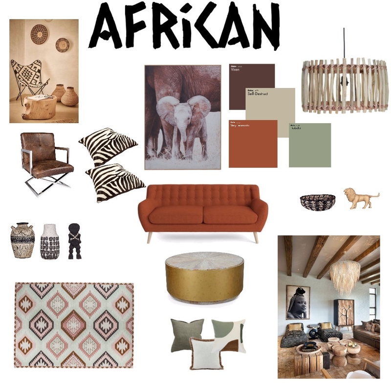 African Mood Board by Ehines on Style Sourcebook