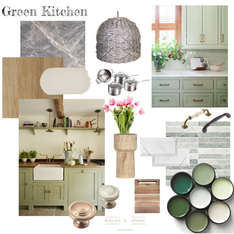 Green Kitchen Mood Board by Russell.Chambers on Style Sourcebook